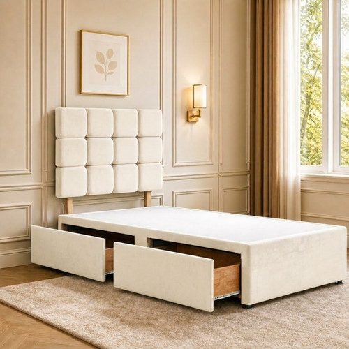 Single divan bed - divan, with