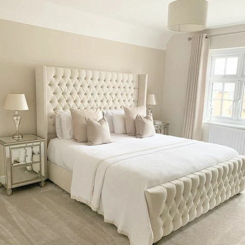 Winged divan bed - winged,