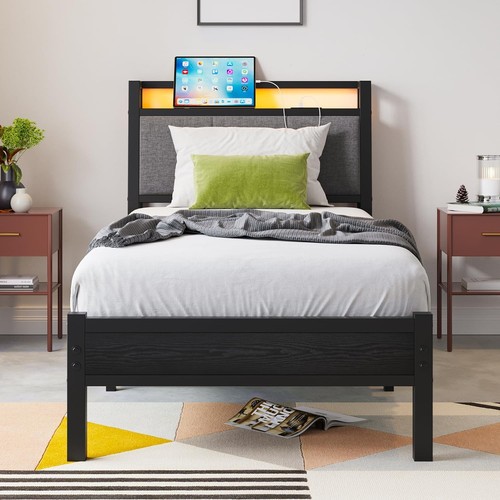 3ft single bed frame led - 3ft,