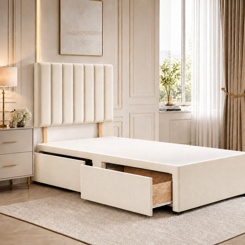 New single divan - new, bed