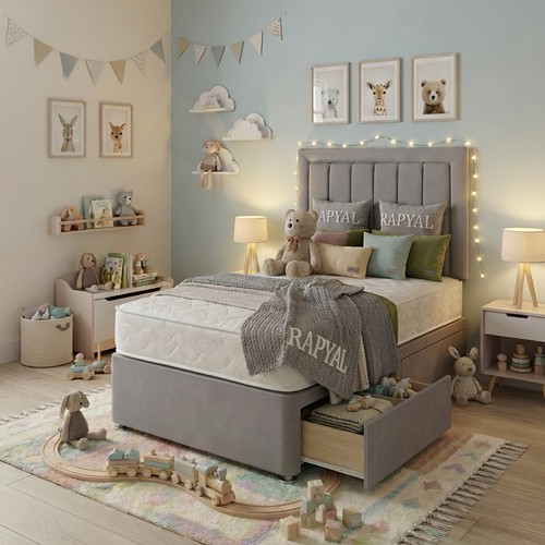 Single divan bed set - set, 3ft