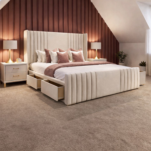 Divan bed base with mattress - base,