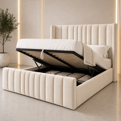 Luxury wingback panel - luxury, ottoman