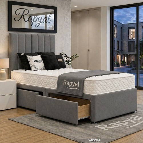 Single divan bed set - single,