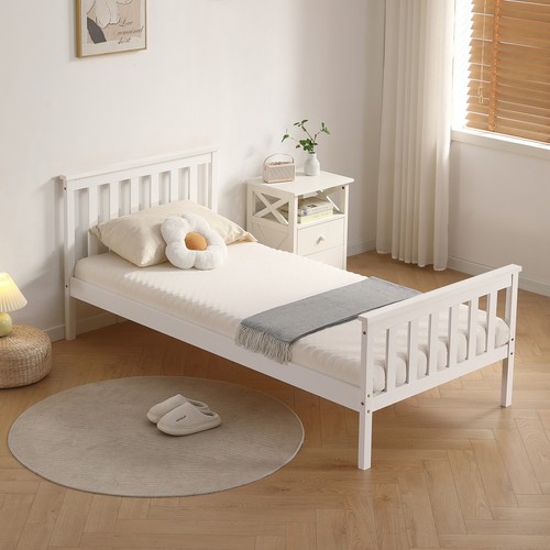 Single bed white 3ft - white,