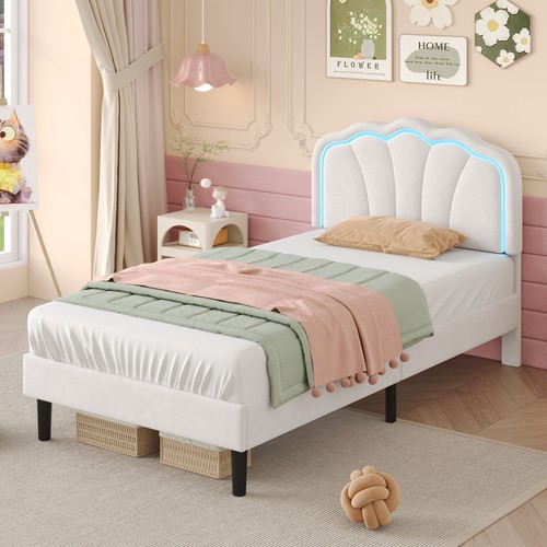 3ft single upholstered bed - single,