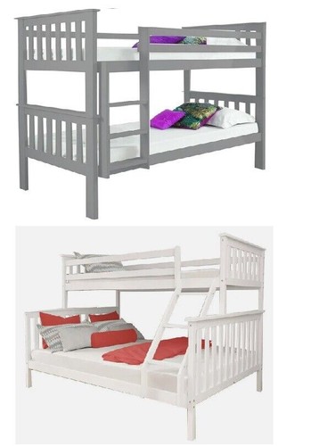 Wooden bunk bed - bunk, double