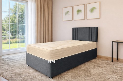 Divan bed with storage - with,