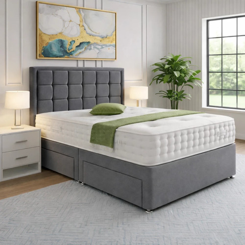 Luxury divan bed set with - divan,