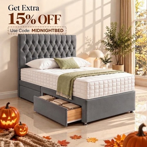 Divan plush bed - divan,