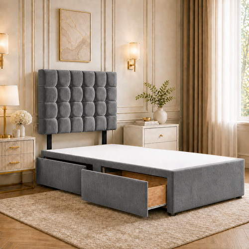 New 3ft single divan bed - bed, plush