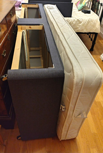 Single divan bed with two - bed,